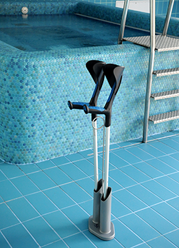 Crutch and walking stick stands / Crutch stand / crutch equipment